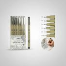 Kit 6 Canetas Nanquim Profissional Brush Letter Desenho Artístico Mangá Caligrafia Desenho Técnico Kit 6 Canetas Nanquim Profissional Brush Letter Desenho Artístico Mangá Caligrafia Desenho Técnico