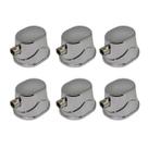 Kit 6 Canoa para Tom Surdo Caixa e Bumbo Cromada M6 19.1