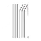 Kit 6 Canudos Ecologicos de Inox