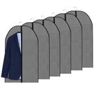 Kit 6 Capa Protetora Terno G Roupa Vestido Antimofo C/ Zíper Anti Sujeira