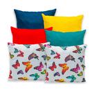Kit 6 Capas de Almofada c/ Zíper 40cmx40cm Gorgurinho