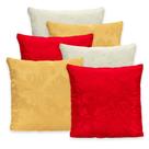 Kit 6 Capas De Almofada Com Zíper 40x40 Jacquard Natalino Kit 6 Capas De Almofada Com Zíper 40x40 Jacquard Natalino