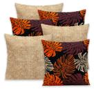 Kit 6 Capas de Almofada Lisa e Estampada 40x40cm Zíper Gorgurinho Kit 6 Capas de Almofada Lisa e Estampada 40x40cm Zíper Gorgurinho