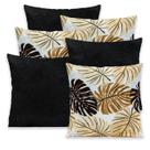 Kit 6 Capas de Almofada Lisa e Estampada 40x40cm Zíper Gorgurinho Kit 6 Capas de Almofada Lisa e Estampada 40x40cm Zíper Gorgurinho