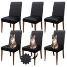 Kit 6 Capas de Cadeira em Matelassê Resistentes à Gatos