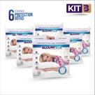 Kit 6 Capas Para Travesseiros Protéction Gotas - BloumFlex