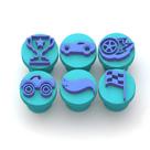 Kit 6 Carimbo Marcador Brigadeiro/Doces Hot Wheels
