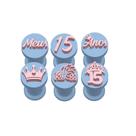Kit 6 Carimbo Meus 15 Anos - Brigadeiro - Docinhos Modelo 8 Kit 6 Carimbo Meus 15 Anos - Brigadeiro - Docinhos Modelo 8