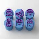 Kit 6 Carimbos Brigadeiros Docinhos-Minions Kit 6 Carimbos Brigadeiros Docinhos-Minions