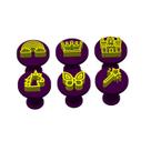 Kit 6 Carimbos Marcador Brigadeiro/Doces Fadas/Fantasia Kit 6 Carimbos Marcador Brigadeiro/Doces Fadas/Fantasia