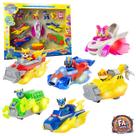 Kit 6 Carrinhos Patrulha Canina Brinquedo Nova Coleção a Fricção Diversão Colecionável