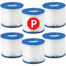 Kit 6 Cartuchos Refil Tipo P Filtrante Bomba Piscina VG Plus