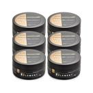 Kit 6 Cera Efeito Seco Element Alfa Looks 60g