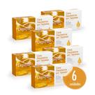 Kit 6 Cera Quente para Depilação em Tabletes Natural Depilatório Depilflax 1kg