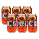Kit 6 Cerveja Duff Beer Homer Simpson Original 330ml Lata