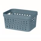 Kit 6 Cestos Organizador s/ Tampa Trama Rattan 2L Usual Kit 6 Cestos Organizador s/ Tampa Trama Rattan 2L Usual