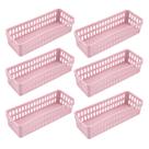Kit 6 Cestos Organizadores 2,5 Litros Slim Multiuso Para Quarto Banheiro Cozinha Porta Objetos Mantimentos Acessórios 11x32cm Kit 6 Cestos Organizadores 2,5 Litros Slim Multiuso Para Quarto Banheiro Cozinha Porta Objetos Mantimentos Acessórios 11x32cm
