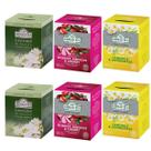 Kit 6 Cha Importado Camomile Hibiscus Jasmine Ahmad 15Gr