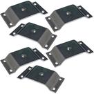 Kit 6 Chapinhas Chapa Elevada Fixação Pés Palito Rosca 5/16 Zincado G59