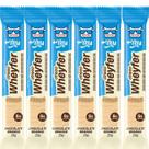 Kit 6 choco wheyfer chocolate branco crocante 6g de proteina 25g +mu