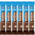 Kit 6 choco wheyfer chocolate crocante 6g de proteina 25g +mu