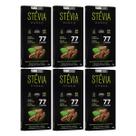 KIT 6 CHOCOLATE VEGANO SEM CONSERVANTES 77% CACAU VEGANO STEVIACHOCO 70g