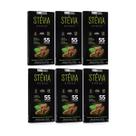 Kit 6 chocolate vegano zero lactose vegano 55% cacau 70g steviachoco