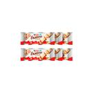 Kit 6 Chocolates Kinder Bueno White 2 Unidades Cada Kit 6 Chocolates Kinder Bueno White 2 Unidades Cada