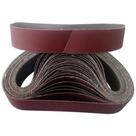 Kit 6 Cintas Lixa Cerâmica 140x25mm G36 Corte Extra Pesado