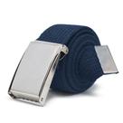 Kit 6 Cintos Masculino De Gorgorão Largo Tecido Premium Fivela Catraca Alta Qualidade Cor:Azul (1Unidade)Tamanho:120cm