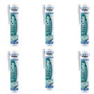 Kit 6 Cola Fixa Cuba Pia Inox Mármore Granito 380g Tek Bond