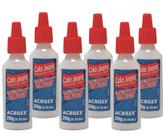 Kit 6 cola jeans 20g acrilex