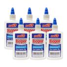 Kit 6 Cola para isopor 90g especial Radex, uso artístico e profissional