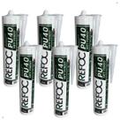 Kit 6 Cola Selante PU40 Poliuretano Multiuso Preto 400g Kit 6 Cola Selante PU40 Poliuretano Multiuso Preto 400g