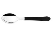 Kit 6 Colher de mesa Leme Inox Preta Tramontina