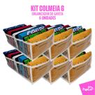 Kit 6 colmeias organizadoras g (10x25x35) para camisetas 6g - pupilar Kit 6 colmeias organizadoras g (10x25x35) para camisetas 6g - pupilar