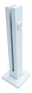 Kit 6 Coluna Torre Branca 30cm 1 Furo Aço Inoxidável