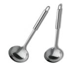 Kit 6 Conchas De Cozinha Feijão Utensilio Em Aço Inox 33cm
