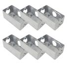 Kit 6 Condulete Multiplo Dailet T Sem Tampa 3/4'' Alumínio