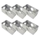Kit 6 Condulete Multiplo Dailet X S/ Tampa 3/4'' Alumínio