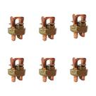 Kit 6 conector bimetalico split bolt paraf fendido 25mm mci
