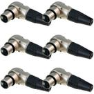 Kit 6 Conector Xlr Femea 90 Rc3fr Rean By Neutrik Kit 6 Conector Xlr Femea 90 Rc3fr Rean By Neutrik