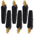 Kit 6 Conectores de Solda 9mm Macho para Cabo 10-25mm - Omega