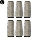 Kit 6 Cones Ribbon Soberano de 30 Metros Cada e Espessura de 5mm Brilho Ouro e Prata Brilho Linha para Crochê Estilo Encanto Kit 6 Cones Ribbon Soberano de 30 Metros Cada e Espessura de 5mm Brilho Ouro e Prata Brilho Linha para Crochê Estilo Encanto
