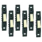 Kit 6 Conjunto Sem Placa 1 Interruptor Simples Silentoque Vertical