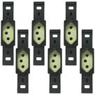 Kit 6 Conjunto Tomada 2p+t 10a 250v Sem Placa Pial Legrand