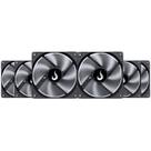 Kit 6 Cooler Fan Rise Mode 120mm 12v Preto - RM-BK-01-FB