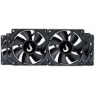 Kit 6 Cooler Fan Rise Mode Black 80mm 12v Preto - RM-BK-02-FB