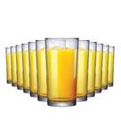 Kit 6 Copo Tubo Bebidas Suco Jogo De Copos De Vidro Tubo, 300ml 6 Peças - Rei Dos Termicos