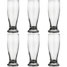 Kit 6 Copos Chopp Transparente 350ml Taça Tulipa Bar Cerveja